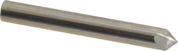 Hertel - 1/4" Head Diam, 1/4" Shank Diam, 3 Flute 90° Solid Carbide Countersink - Eagle Tool & Supply