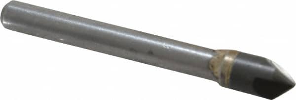 Hertel - 5/16" Head Diam, 1/4" Shank Diam, 3 Flute 90° Solid Carbide Countersink - Eagle Tool & Supply