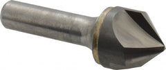 Hertel - 1" Head Diam, 1/2" Shank Diam, 3 Flute 90° Solid Carbide Countersink - Eagle Tool & Supply