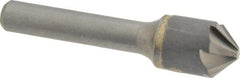 Hertel - 5/8" Head Diam, 3/8" Shank Diam, 6 Flute 90° Solid Carbide Countersink - Eagle Tool & Supply