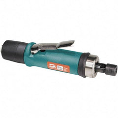 Dynabrade - 1/4" Collet, Straight Handle, Air Straight Die Grinder - 15,000 RPM, Rear Exhaust, 31 CFM, 0.7 hp, 90 psi, 1/4 NPT Inlet - Eagle Tool & Supply