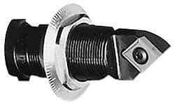 Circle Cutting Tool - Series Cartridges for Angular/Straight Mount Bars, Right Hand Cut, 1/2" Min Bore Diam, Boring Cartridge - Insert Style CCTDD 4B 007 - Eagle Tool & Supply