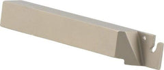 Iscar - External Thread, 0.63" Max Depth of Cut, 0.11" Min Groove Width, 5.905" OAL, Right Hand Indexable Grooving Cutoff Toolholder - 5/8" Shank Height x 5/8" Shank Width, TAG Insert Style, TGT Toolholder Style, Series Tang-GripIQ - Eagle Tool & Supply