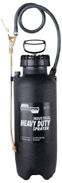 Chapin - 3 Gal Garden Hand Sprayer - Reinforced Hose, Polyethylene Tank, For Industrial Applications - Eagle Tool & Supply