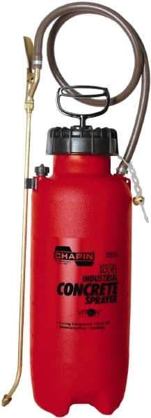 Chapin - 3 Gal Chemical Safe Garden Hand Sprayer - Polyethylene Tank, Wide Mouth, Reinforced Hose, For Concrete Applications - Eagle Tool & Supply