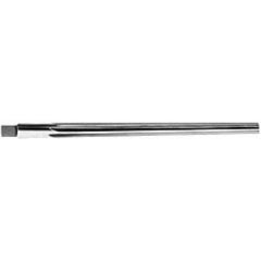 Interstate - #14 Pin, 1.542" Diam, 1-1/4" Small End, 1-1/2" Diam Straight Shank, 14" Flute, Taper Pin Reamer - Eagle Tool & Supply