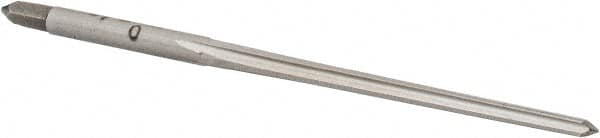 Interstate - #5/0 Pin, 0.0966" Diam, 0.0719" Small End, 7/64" Diam Straight Shank, 1-3/16" Flute, Taper Pin Reamer - Eagle Tool & Supply