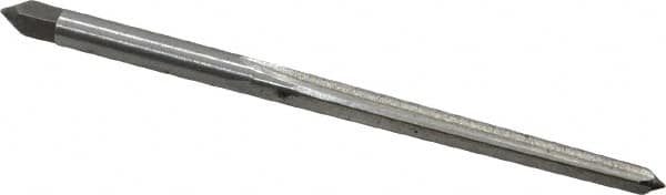 Interstate - #3/0 Pin, 0.1302" Diam, 0.1029" Small End, 9/64" Diam Straight Shank, 1-5/16" Flute, Taper Pin Reamer - Eagle Tool & Supply