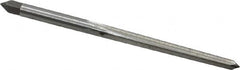 Interstate - #3/0 Pin, 0.1302" Diam, 0.1029" Small End, 9/64" Diam Straight Shank, 1-5/16" Flute, Taper Pin Reamer - Eagle Tool & Supply