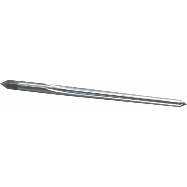Interstate - #0 Pin, 0.1638" Diam, 0.1287" Small End, 11/64" Diam Straight Shank, 1-11/16" Flute, Taper Pin Reamer - Eagle Tool & Supply