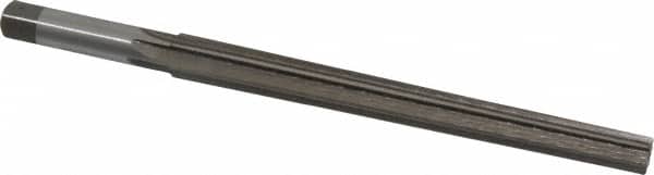Interstate - #8 Pin, 0.505" Diam, 0.3971" Small End, 7/16" Diam Straight Shank, 5-3/16" Flute, Taper Pin Reamer - Eagle Tool & Supply
