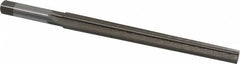 Interstate - #8 Pin, 0.505" Diam, 0.3971" Small End, 7/16" Diam Straight Shank, 5-3/16" Flute, Taper Pin Reamer - Eagle Tool & Supply