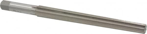 Interstate - #10 Pin, 0.7216" Diam, 0.5799" Small End, 5/8" Diam Straight Shank, 6-13/16" Flute, Taper Pin Reamer - Eagle Tool & Supply