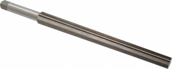 Interstate - #12 Pin, 1.05" Diam, 0.842" Small End, 7/8" Diam Straight Shank, 10" Flute, Taper Pin Reamer - Eagle Tool & Supply