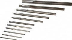Interstate - #10 to #0 Pin, Straight Shank, Taper Pin Reamer Set - Eagle Tool & Supply
