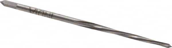 Value Collection - #7/0 Pin, 0.0666" Diam, 0.0497" Small End, 5/64" Diam Straight Shank, 13/16" Flute, Taper Pin Reamer - Eagle Tool & Supply