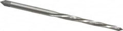 Interstate - #4/0 Pin, 0.1142" Diam, 0.0869" Small End, 1/8" Diam Straight Shank, 1-5/16" Flute, Taper Pin Reamer - Eagle Tool & Supply