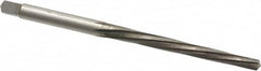 Interstate - #3/0 Pin, 0.1302" Diam, 0.1029" Small End, 9/64" Diam Straight Shank, 1-5/16" Flute, Taper Pin Reamer - Eagle Tool & Supply