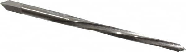 Interstate - #2/0 Pin, 0.1462" Diam, 0.1137" Small End, 5/32" Diam Straight Shank, 1-9/16" Flute, Taper Pin Reamer - Eagle Tool & Supply