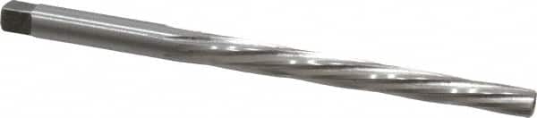 Interstate - #4 Pin, 0.2604" Diam, 0.2071" Small End, 17/64" Diam Straight Shank, 2-9/16" Flute, Taper Pin Reamer - Eagle Tool & Supply