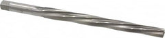 Interstate - #8 Pin, 0.505" Diam, 0.3971" Small End, 7/16" Diam Straight Shank, 5-3/16" Flute, Taper Pin Reamer - Eagle Tool & Supply