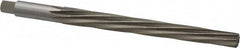 Interstate - #9 Pin, 0.6066" Diam, 0.4805" Small End, 9/16" Diam Straight Shank, 6-1/16" Flute, Taper Pin Reamer - Eagle Tool & Supply