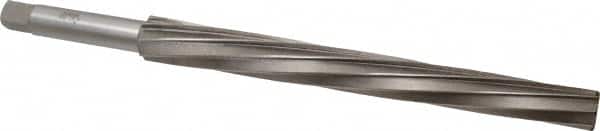 Interstate - #12 Pin, 1.05" Diam, 0.842" Small End, 7/8" Diam Straight Shank, 10" Flute, Taper Pin Reamer - Eagle Tool & Supply