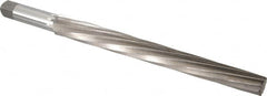 Interstate - #13 Pin, 1.259" Diam, 1.009" Small End, 1-1/4" Diam Straight Shank, 12" Flute, Taper Pin Reamer - Eagle Tool & Supply