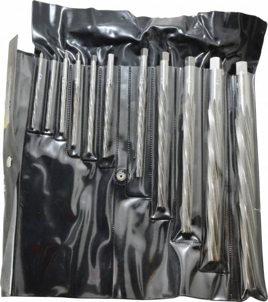 Interstate - #10 to #0 Pin, Straight Shank, Taper Pin Reamer Set - Eagle Tool & Supply