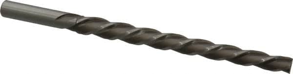 Interstate - #8 Pin, 0.505" Diam, 0.3971" Small End, 7/16" Diam Straight Shank, 5-3/16" Flute, Taper Pin Reamer - Eagle Tool & Supply