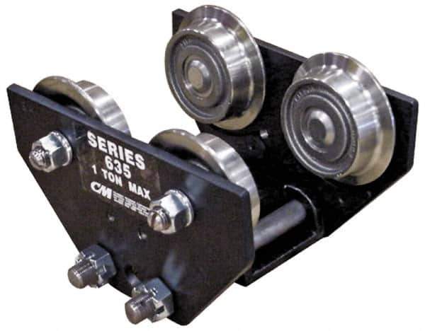 CM - 2 Ton Capacity Motor Driven Trolley - 3-3/8" to 6" Flange Width - Eagle Tool & Supply