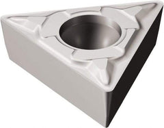 Sandvik Coromant - TCMT220 PF Grade 5015 Cermet Turning Insert - Uncoated, 60° Triangle, 1/4" Inscr Circle, 1/8" Thick, 0.2mm Corner Radius - Eagle Tool & Supply