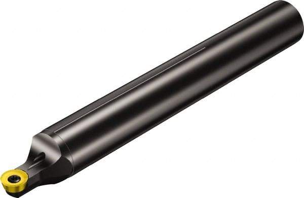 Sandvik Coromant - 0.7874" Min Bore Diam, 4.9213" OAL, 5/8" Shank Diam, A..SRDDN Indexable Boring Bar - Screw-On Holding Method - Eagle Tool & Supply