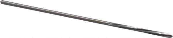 Made in USA - 1/16" High Speed Steel 4 Flute Chucking Reamer - Spiral Flute, 0.0585" Straight Shank, 1/2" Flute Length, 2-1/2" OAL - Eagle Tool & Supply