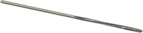 Made in USA - 5/64" High Speed Steel 4 Flute Chucking Reamer - Spiral Flute, 0.072" Straight Shank, 3/4" Flute Length, 3" OAL - Eagle Tool & Supply