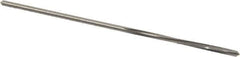 Made in USA - 5/64" High Speed Steel 4 Flute Chucking Reamer - Spiral Flute, 0.072" Straight Shank, 3/4" Flute Length, 3" OAL - Eagle Tool & Supply