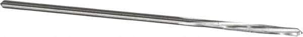 Made in USA - 3/32" High Speed Steel 4 Flute Chucking Reamer - Spiral Flute, 0.088" Straight Shank, 3/4" Flute Length, 3" OAL - Eagle Tool & Supply