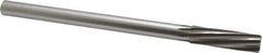 Made in USA - 5/8" High Speed Steel 8 Flute Chucking Reamer - Spiral Flute, 0.5615" Straight Shank, 2-1/4" Flute Length, 9" OAL - Eagle Tool & Supply