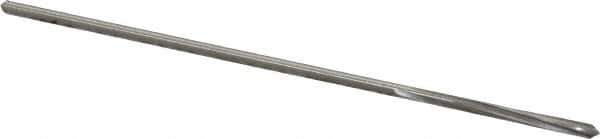 Made in USA - 1/16" Cobalt 4 Flute Chucking Reamer - Spiral Flute, 0.0585" Straight Shank, 1/2" Flute Length, 2-1/2" OAL - Eagle Tool & Supply