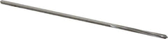 Made in USA - 1/16" Cobalt 4 Flute Chucking Reamer - Spiral Flute, 0.0585" Straight Shank, 1/2" Flute Length, 2-1/2" OAL - Eagle Tool & Supply