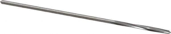 Made in USA - 5/64" Cobalt 4 Flute Chucking Reamer - Spiral Flute, 0.072" Straight Shank, 3/4" Flute Length, 3" OAL - Eagle Tool & Supply