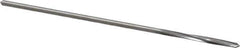 Made in USA - 5/64" Cobalt 4 Flute Chucking Reamer - Spiral Flute, 0.072" Straight Shank, 3/4" Flute Length, 3" OAL - Eagle Tool & Supply