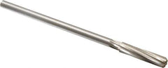 Made in USA - 25/64" Cobalt 6 Flute Chucking Reamer - Spiral Flute, 0.3105" Straight Shank, 1-3/4" Flute Length, 7" OAL - Eagle Tool & Supply