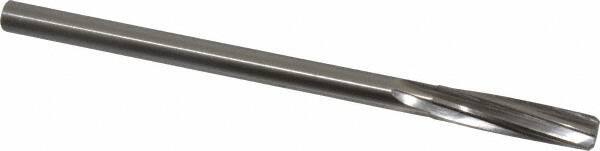 Made in USA - 27/64" Cobalt 6 Flute Chucking Reamer - Spiral Flute, 0.373" Straight Shank, 1-3/4" Flute Length, 7" OAL - Eagle Tool & Supply