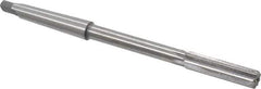 Made in USA - 7/16" High Speed Steel 6 Flute Chucking Reamer - Straight Flute, 1MT Morse Taper Shank, 1-3/4" Flute Length, 7" OAL - Eagle Tool & Supply