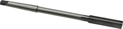 Made in USA - 17/32" High Speed Steel 6 Flute Chucking Reamer - Straight Flute, 1MT Morse Taper Shank, 2" Flute Length, 8" OAL - Eagle Tool & Supply