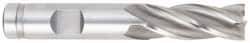 OSG - 5/8", 5/8" LOC, 5/8" Shank Diam, 2-3/4" OAL, 4 Flute, Cobalt Square End Mill - Single End, TiCN Finish, Spiral Flute, 30° Helix, Centercutting, Right Hand Cut, Right Hand Flute, Series 541 - Eagle Tool & Supply