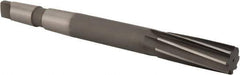 Made in USA - 1" High Speed Steel 8 Flute Chucking Reamer - Spiral Flute, 3MT Morse Taper Shank, 2-3/4" Flute Length, 10-1/2" OAL - Eagle Tool & Supply