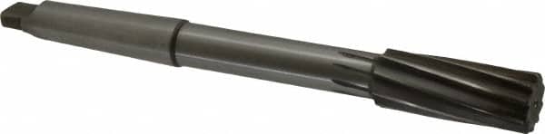 Made in USA - 1-1/8" High Speed Steel 10 Flute Chucking Reamer - Eagle Tool & Supply