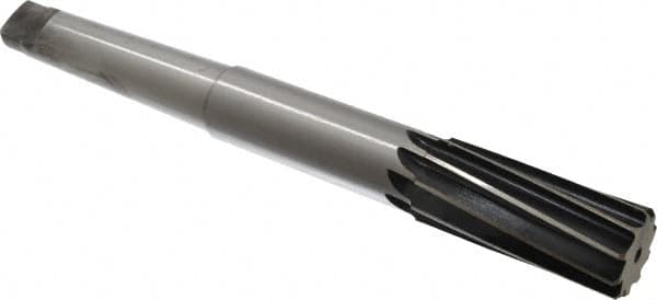 Made in USA - 1-1/2" High Speed Steel 12 Flute Chucking Reamer - Eagle Tool & Supply